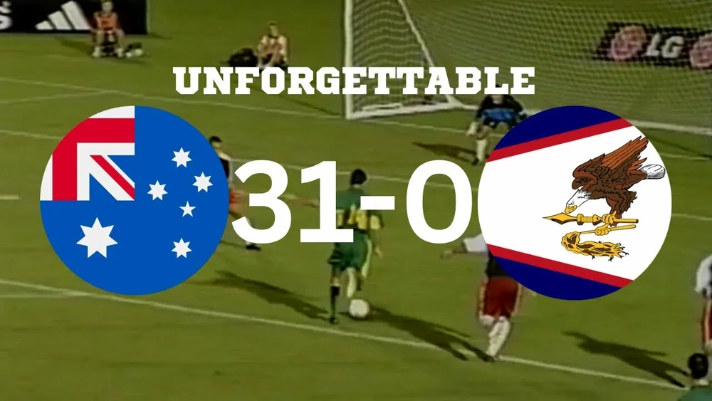 Австралия – Американское Самоа – 31:0