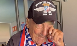 Трогательная реакция 93-летнего болельщика «Атлетико» – он впервые попал на стадион любимой команды